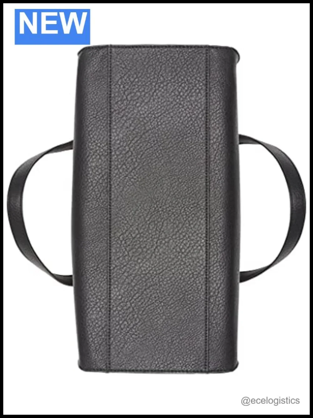 Vegan Leather Tote Bag with Pockets, Crossbody Strap, Zip Pocket, Women's